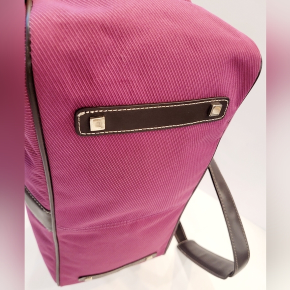 Nine & Co. Purple and Black Duffel Bag NWOT - Picture 6 of 10